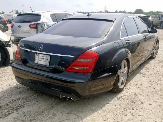 WDDNG71X58A230893 - 2008 MERCEDES-BENZ S 550 BLACK photo 4