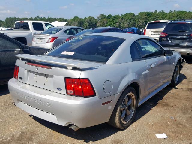 1FAFP42X24F147856 - 2004 FORD MUSTANG GT SILVER photo 4