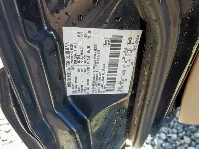 5LMPU28A9XLJ37483 - 1999 LINCOLN NAVIGATOR BLACK photo 10