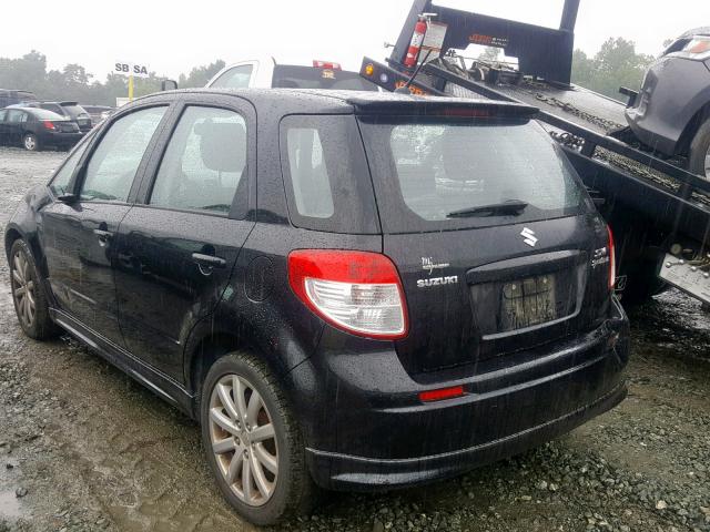 JS2YA5A54C6300249 - 2012 SUZUKI SX4 BLACK photo 3