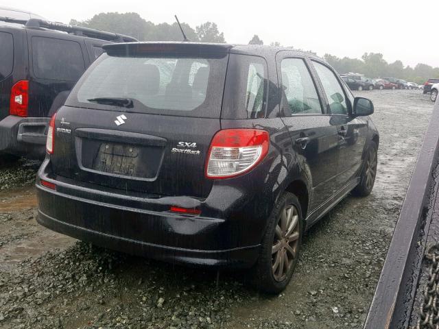 JS2YA5A54C6300249 - 2012 SUZUKI SX4 BLACK photo 4