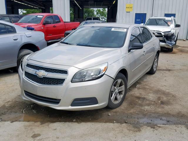 1G11B5SA0DF168363 - 2013 CHEVROLET MALIBU LS GRAY photo 2