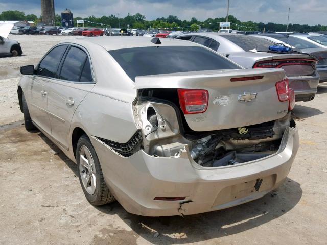 1G11B5SA0DF168363 - 2013 CHEVROLET MALIBU LS GRAY photo 3