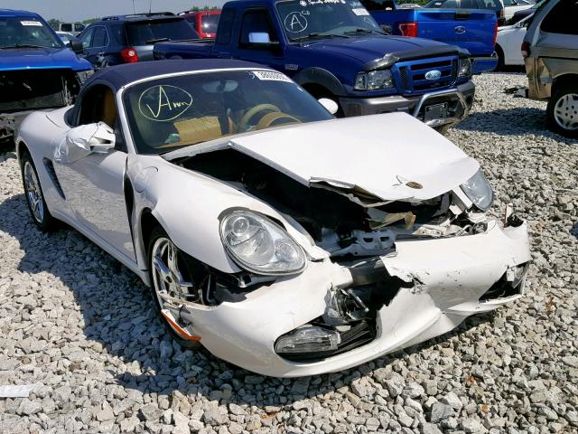 WP0CA29898U712509 - 2008 PORSCHE BOXSTER WHITE photo 1