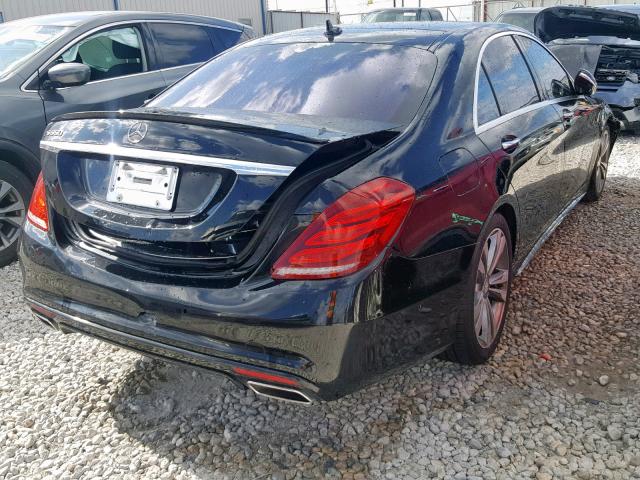 WDDUG8CB1FA069250 - 2015 MERCEDES-BENZ S 550 BLACK photo 4