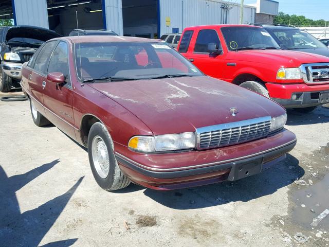 1G1BN53E0MW159207 - 1991 CHEVROLET CAPRICE CL MAROON photo 1