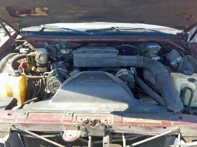 1G1BN53E0MW159207 - 1991 CHEVROLET CAPRICE CL MAROON photo 7