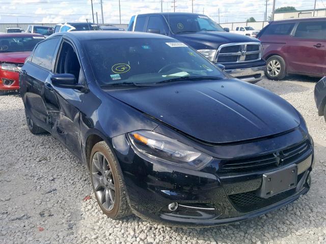 1C3CDFBB1ED668235 - 2014 DODGE DART SXT BLACK photo 1