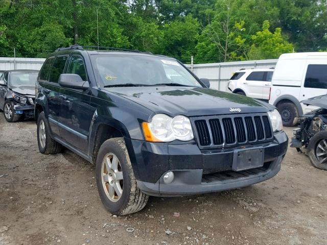 1J8GR48K48C244402 - 2008 JEEP GRAND CHER BLACK photo 1