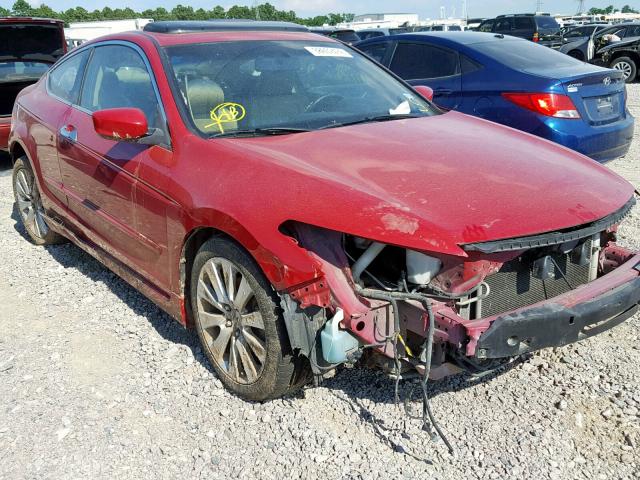 1HGCS2B81AA000723 - 2010 HONDA ACCORD EXL RED photo 1