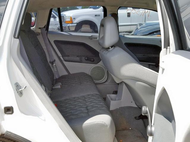 1B3HB28B47D510869 - 2007 DODGE CALIBER WHITE photo 6