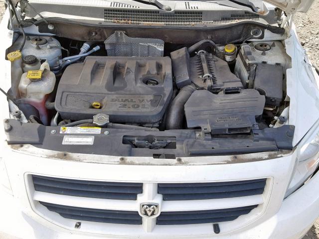 1B3HB28B47D510869 - 2007 DODGE CALIBER WHITE photo 7