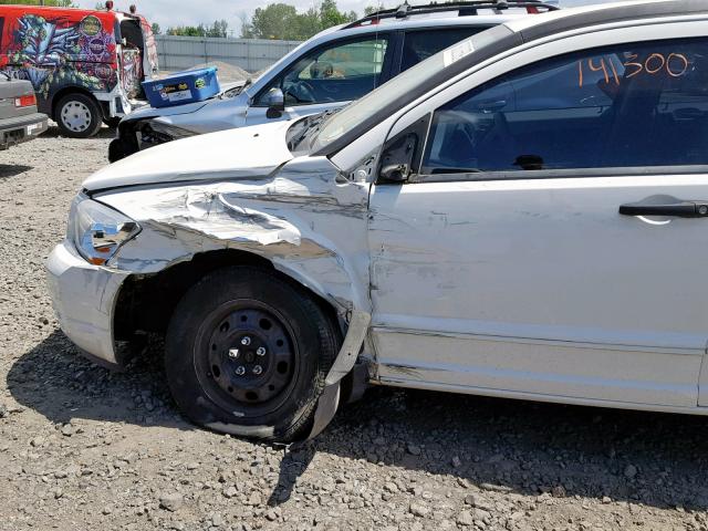 1B3HB28B47D510869 - 2007 DODGE CALIBER WHITE photo 9