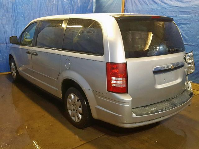 2A8HR44H18R795599 - 2008 CHRYSLER TOWN & COU SILVER photo 3