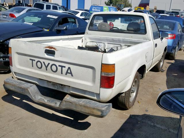 JT4RN81P2K5046079 - 1989 TOYOTA PICKUP 1/2 WHITE photo 4