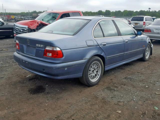 WBADT43431GF55161 - 2001 BMW 525 I AUTO BLUE photo 4