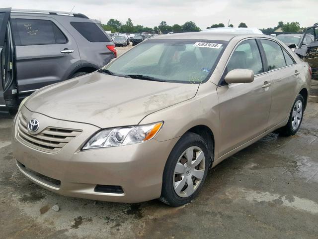 4T1BE46K97U512798 - 2007 TOYOTA CAMRY NEW GOLD photo 2