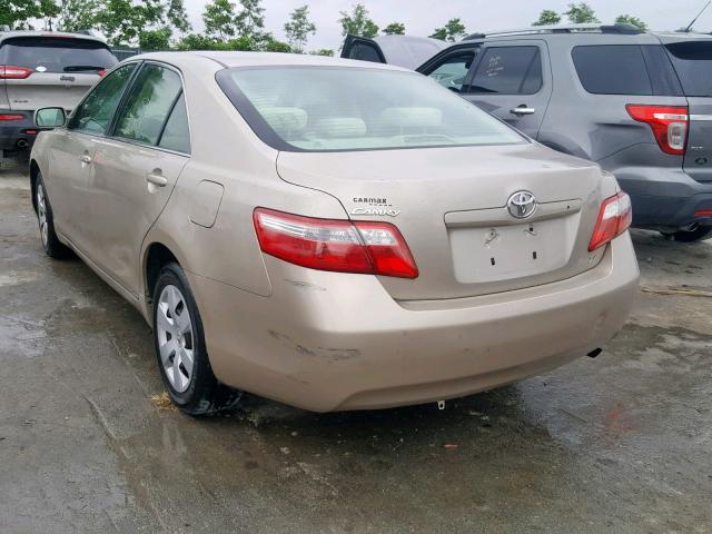 4T1BE46K97U512798 - 2007 TOYOTA CAMRY NEW GOLD photo 3