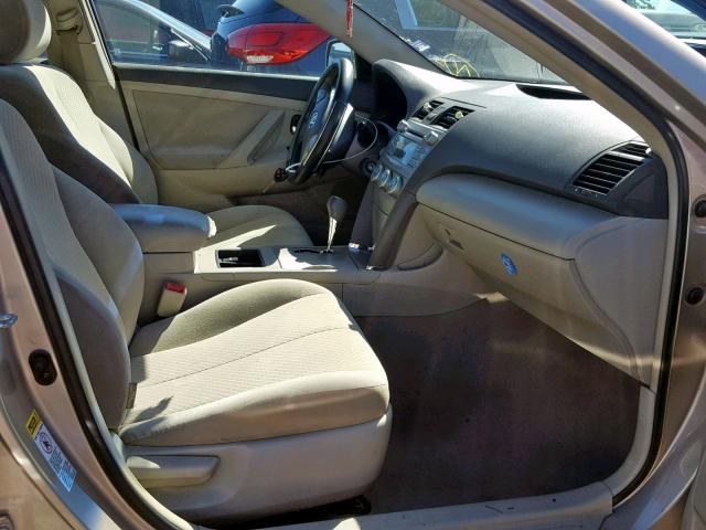 4T1BE46K97U512798 - 2007 TOYOTA CAMRY NEW GOLD photo 5