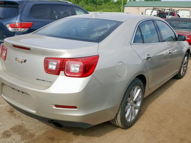 1G11H5SL5EF196841 - 2014 CHEVROLET MALIBU LTZ 金色 照片 4