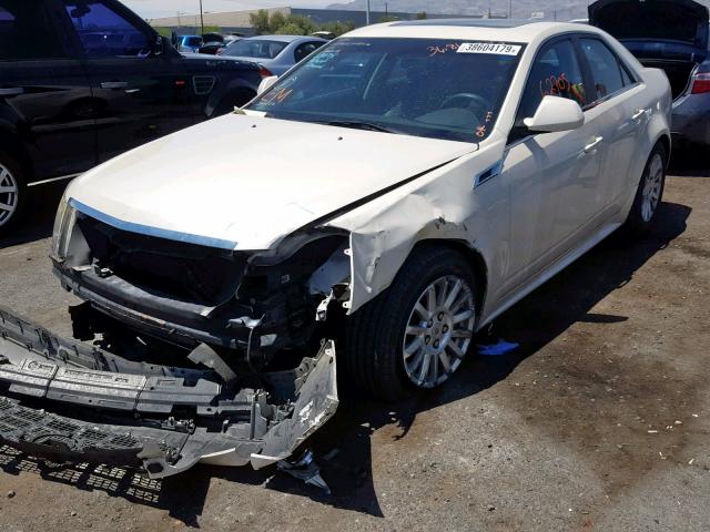 1G6DE5E58D0100568 - 2013 CADILLAC CTS LUXURY WHITE photo 2