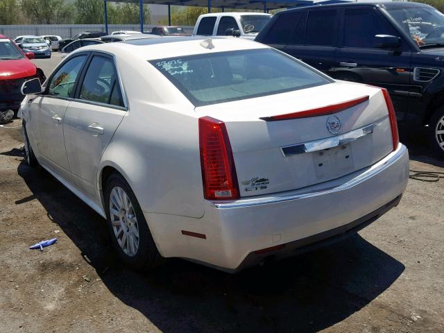 1G6DE5E58D0100568 - 2013 CADILLAC CTS LUXURY WHITE photo 3