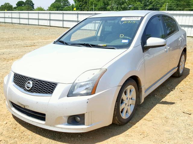 3N1AB6AP9CL700915 - 2012 NISSAN SENTRA 2.0 SILVER photo 2