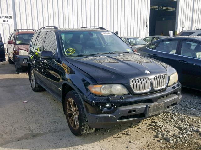 5UXFB53535LV11599 - 2005 BMW X5 4.4I BLACK photo 1