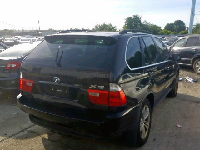 5UXFB53535LV11599 - 2005 BMW X5 4.4I BLACK photo 4