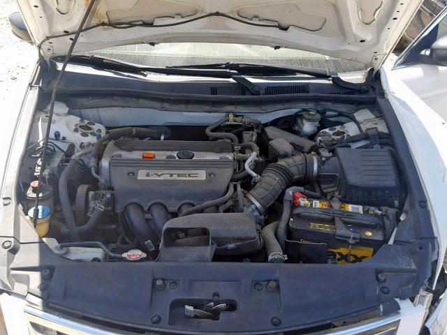 1HGCP26478A118679 - 2008 HONDA ACCORD LXP WHITE photo 7