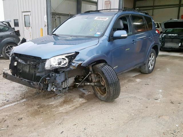 2T3DK4DV2BW044914 - 2011 TOYOTA RAV4 LIMIT BLUE photo 2