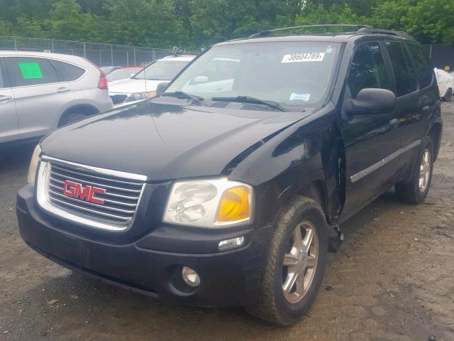 1GKDT13S782163907 - 2008 GMC ENVOY BLACK photo 2