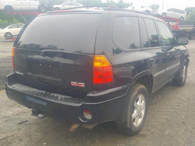 1GKDT13S782163907 - 2008 GMC ENVOY BLACK photo 4