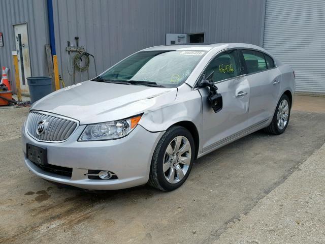 1G4GE5GV9AF114328 - 2010 BUICK LACROSSE C SILVER photo 2