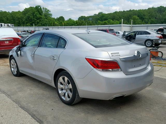 1G4GE5GV9AF114328 - 2010 BUICK LACROSSE C SILVER photo 3