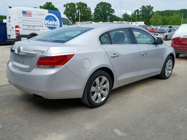 1G4GE5GV9AF114328 - 2010 BUICK LACROSSE C SILVER photo 4