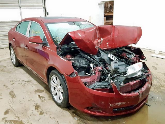 1G4GD5EG1AF270709 - 2010 BUICK LACROSSE C BURGUNDY photo 1