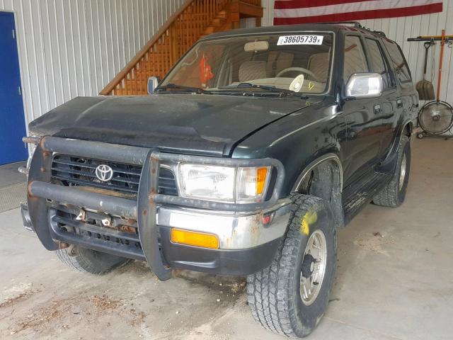 JT3VN39W7S0217228 - 1995 TOYOTA 4RUNNER VN GREEN photo 2