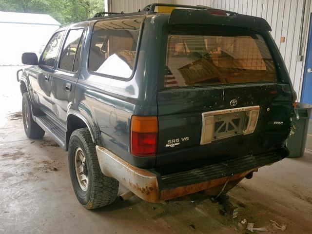 JT3VN39W7S0217228 - 1995 TOYOTA 4RUNNER VN GREEN photo 3