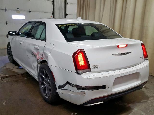 2C3CCAGG7HH606792 - 2017 CHRYSLER 300 S WHITE photo 3