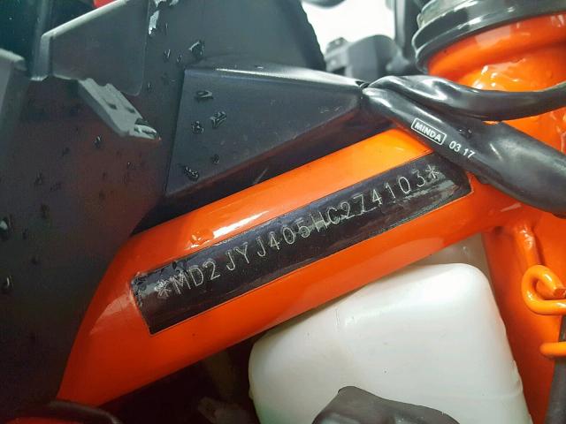 MD2JYJ405HC274103 - 2017 KTM 390 DUKE BLACK photo 20