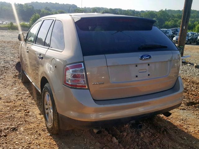 2FMDK46C57BB13385 - 2007 FORD EDGE SE TAN photo 3