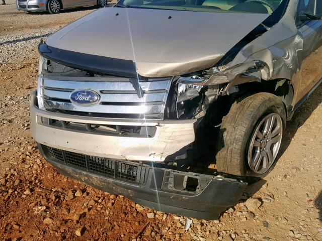 2FMDK46C57BB13385 - 2007 FORD EDGE SE TAN photo 9