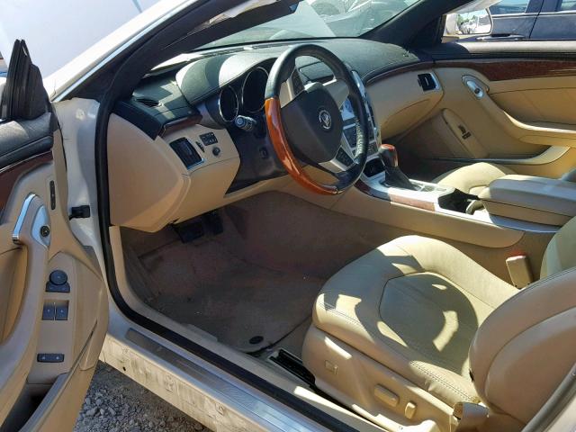 1G6DP1E39D0172249 - 2013 CADILLAC CTS PREMIU WHITE photo 9