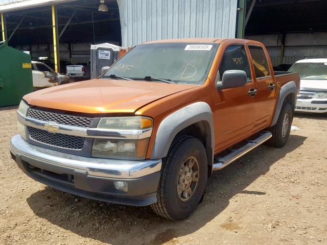 1GCDS136158137331 - 2005 CHEVROLET COLORADO ORANGE photo 2