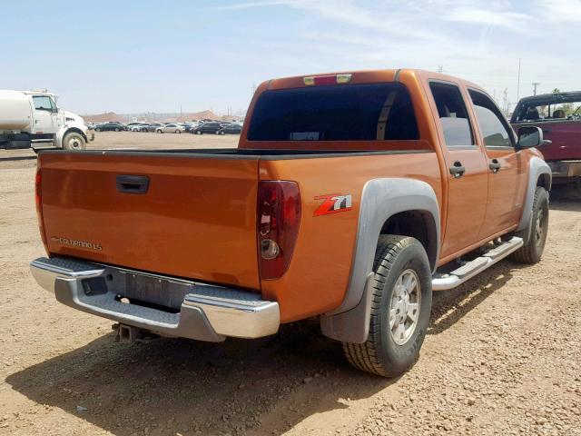 1GCDS136158137331 - 2005 CHEVROLET COLORADO ORANGE photo 4