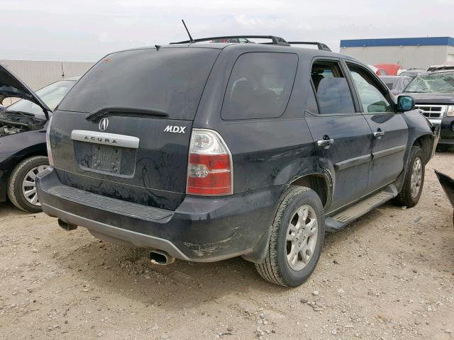 2HNYD18654H544866 - 2004 ACURA MDX TOURIN BLACK photo 4