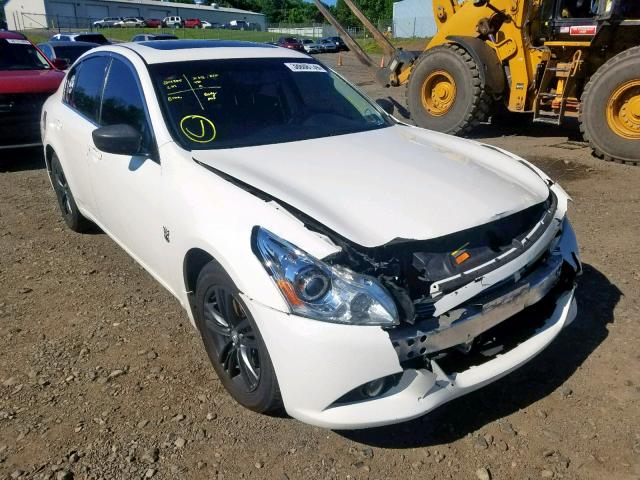 JN1CV6AR9DM753798 - 2013 INFINITI G37 WHITE photo 1