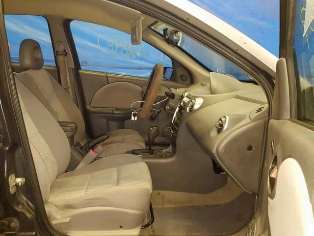 1G8AJ55F27Z105036 - 2007 SATURN ION LEVEL SILVER photo 5