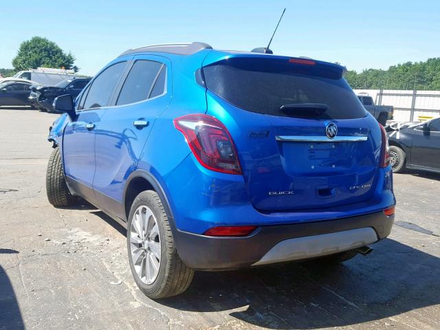 KL4CJASB3HB251118 - 2017 BUICK ENCORE PRE BLUE photo 3